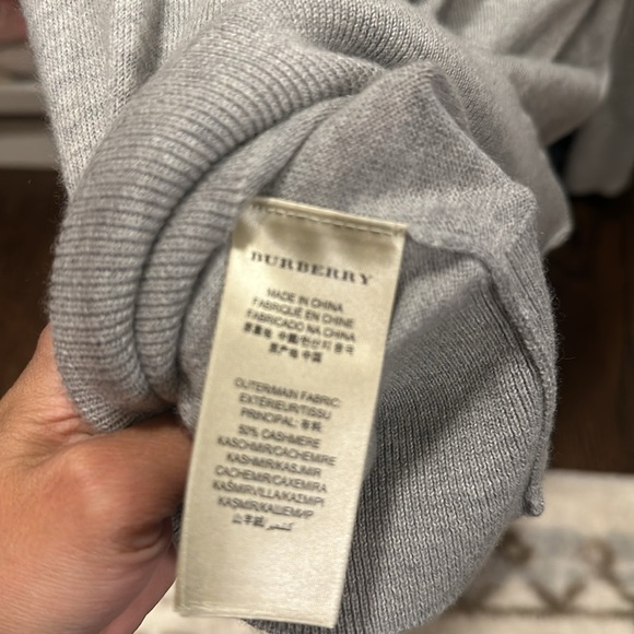 Burberry Brit grey cashmere sweater - Picture 6 of 6